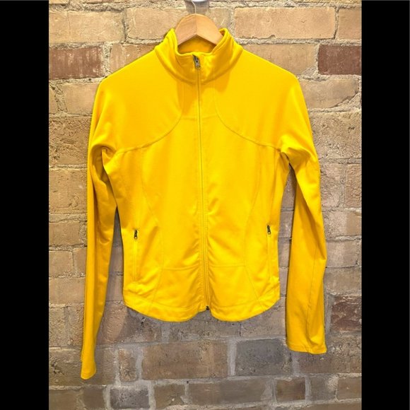 lululemon athletica Jackets & Blazers - Lululemon yellow jacket Sz 10